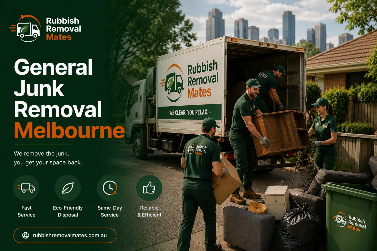 General junk removal Melbourne — clearing mixed household clutter